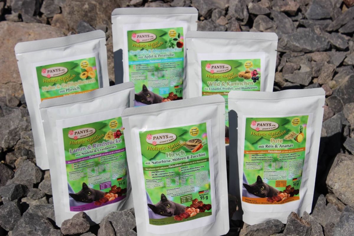 1. Probeset 6 Holistic-Sorten für Katzen  in 95g / 295g